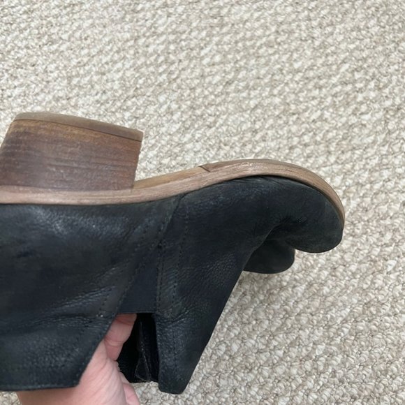 Miz mooz black ankle booties boots size 39 leather - Picture 10 of 13